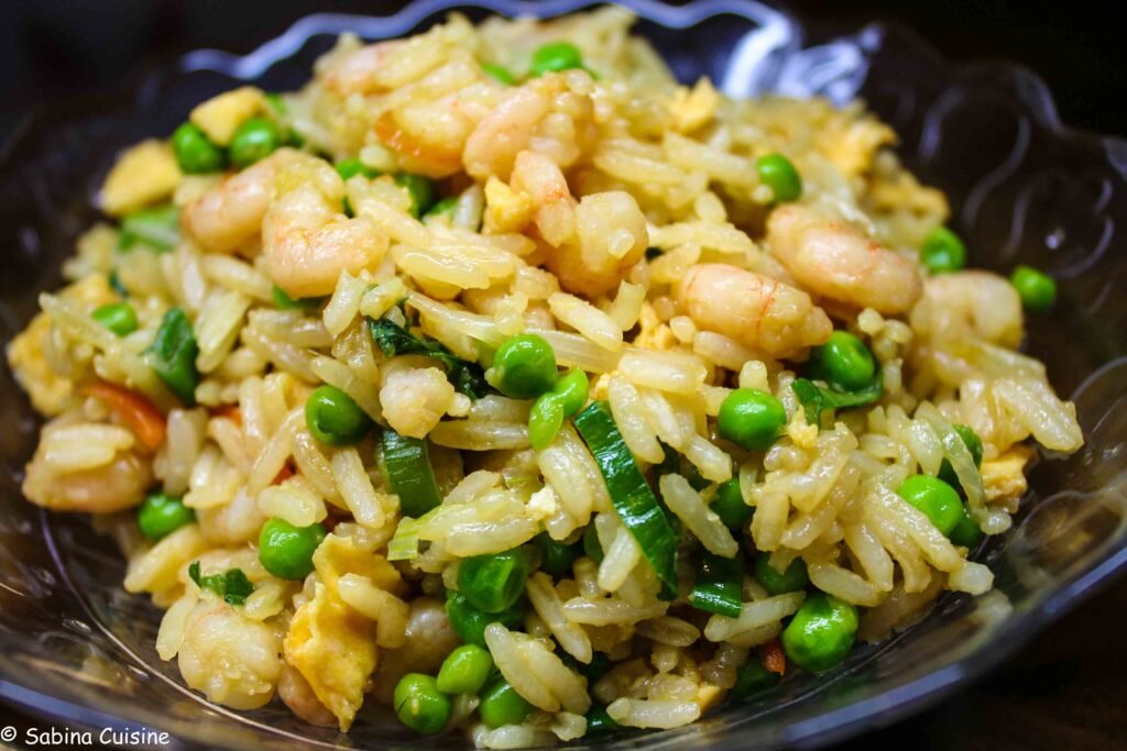 Chinese-Style Fried Rice with Shrimp