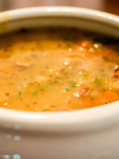 Soupe de pommes de terre à la berlinoise