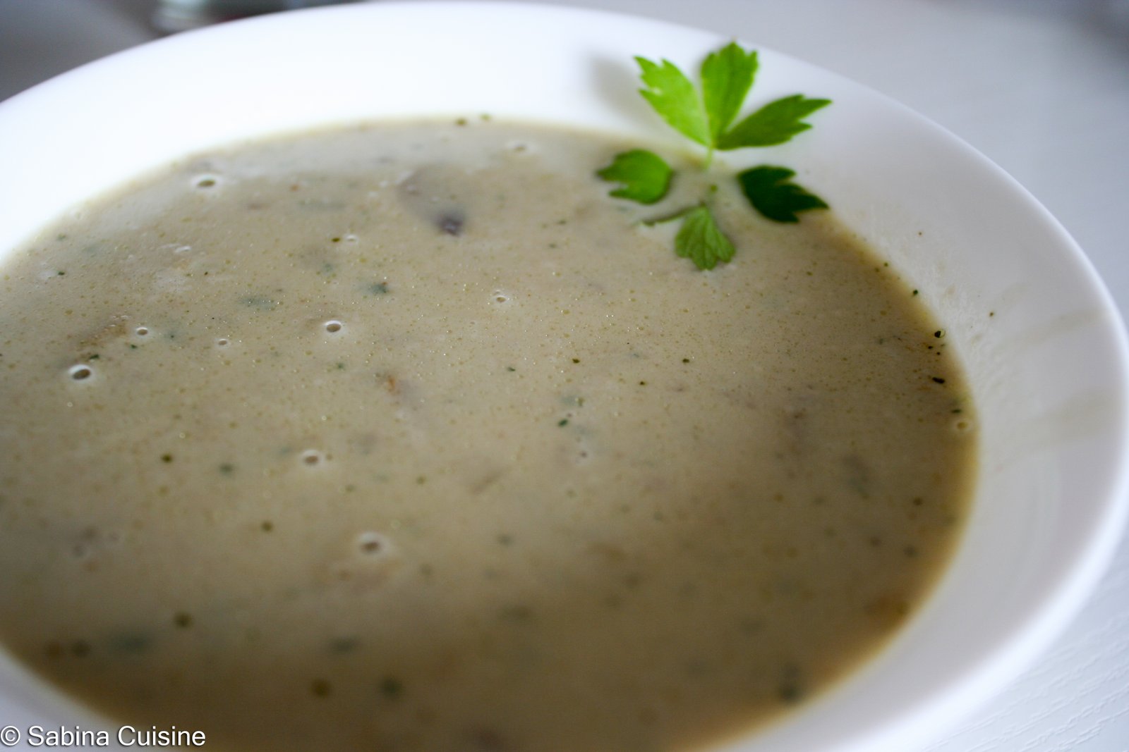 Soupe aux champignons